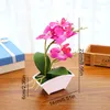 Decorative Flowers 1PC DIY Bonsai For Wedding Home Decoration Artificial Plants Real Touch Leaves Butterfly Orchid Flower High Quality