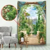 Gobeliny konfigurowalne bohemian gobelin mandala estetyczna dekoracje domu piękny las przyrody duży drukowane ścianę ściany wisząca R230811