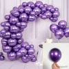 Decoration 10/20/30pcs Metallic Purple Balloons Bridal Wedding Globos Graduation Anniversary Birthday Baby Shower Decor