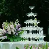 Wine Glasses Three Layers Champagne Tower Cup Bracket For Wedding Party Thickened Acrylic Celebration Opening Accessories