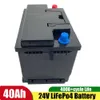 Lityum 24V 40AH LIFEPO4 1000W Yedekleme Güç Scooter Inverter Xenon Işıkları + 5A Şarj Cihazı