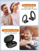 Trådlösa öronsnäckor Bluetooth-hörlurar, Bluetooth 5.2 Sport hörlurar, 80h Play Back, IPX7 Waterproof Over-Ear knoppar med Earhooks inbyggt mic-headset