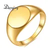 Wedding Rings Duoying Custom Ring Personalized Heart Shape Engraved Initial Letter Jewelry MOM Customate Gift 230811