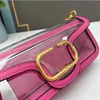 Designer shoulder bags with Chain for women Loco Handbag pink Clear Metal V Logo Crossbody clutch bag 27CM purse Classi Valentine Diamond Totes