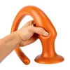 Anal Toys Liquid Silicone Overlength Anal Plug Dildos Stimulate Anus och Vagina Soft Anal Dilator Penis Sex Toy Butt Plug Masturbator Dick 230810