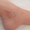 Ankiety Vintage proste owady Dragonfly Anklet dla kobiet spersonalizowane impreza wakacyjne obuwie biżuterii Prezenty Prezenty