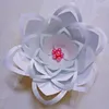 Decorative Flowers 2023 Latest White/Ivory Half Made Completed Flower Wedding Backdrop Baby Nursery Fashion Trade Show Retails Stores Deco