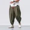 Men's Pants FGKKS Spring Men Loose Harem Pants Chinese Linen Overweight Sweatpants High Quality Casual Brand Oversize Trousers Male 230811