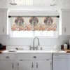 Занавеска на День Благодарения тыква индейка короткие кухонные шторы кухонные шторы гостиной спальня для домашнего декора