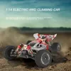 Transformatie Toys Robots WLTOYS 144001 RC CAR A959 A959-A A959-B 70 km/H 4WD Elektrisch High Speed ​​Racing Vehicle Off-Road Remote Curreny Car Toys For Kids 230811