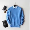 Men's Sweaters Cashmere Cotton Sweater Men Autumn Winter Jersey Jumper Robe Hombre Pull Homme Hiver Pullover Men O-neck Knitted Sweaters 230811