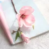 Декоративные цветы искусственное цветочное магнолия гостиная лежа шелк простой обеденный стол цветочный ручной компонент