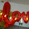 Décoration rouge amour lettre feuille ballon rose argent or anniversaire mariage saint valentin anniversaire décoration Photo accessoires décor