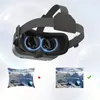 VIVERT VITTUALE VR AHURANTE, VR GAME VR Digital Glasses VR, occhiali 3D VR Set 3D Virtual Reality Goggles, Supporto occhiali VR regolabili 7 pollici