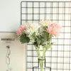 Decorative Flowers Imitation Single-head Flocked Home Decoration Top Grade Artificial Flower Wedding DIY Wreath Sheets Handicrafts