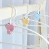 Hangers 12Pcs Stylish Easy To Install Strong Load Bearing Plastic Velvet Clothes Hanger Hook Bedroom Supplies