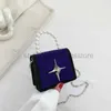 Shoulder Bags Hot Diamond Bag for Women 2023 New Water Diamond Bag Full Mini Star Women's Bag Pearl Handheld Chain Small Square Bagstylishhandbagsstore