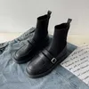 2023 Autumn/Winter New Fashion Brytyjski styl elastyczne dzianinowe skarpetki i buty splatane krótkie rękawie