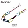 Rock Protection XINDA Outdoor Climbing Equipment Downhill Forming Ring Sling Daisy Chain Rope Nylon Personal Anchor System HKD230811