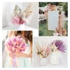 Fleurs décoratives Style de chute d'eau naturelle bouquet de mariée Boho Boho Fleur séchée Pampas Bouquets Holding Arrangements Home Decoration Home