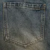 Jeans masculin Lacible Effet en détresse Patchwork Star Denim 2023 Vendre du rappeur de street