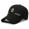 Czapki Ball Caps For Men 2023 C list haftowany baseballowa czapka kpop para mody Snapback i kobiety Sun Chapeau Homme