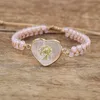 heart shape bracelet pink