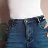 Bälten nya bälten för kvinnor spännfri midja jeans byxor ingen spänne stretch elastisk midjebälte för män ins vind osynlig lat bälte