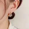 Stud Earrings Grier 2023 Fashion Double Sided Pearl Earring For Women Summer Bridal Luxury Uniqu Wedding Daily Fine Jewelry Wholesale