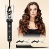 Ceramic 360 ﾰ Curler Hairling Hairling للشعر الطويل - درجة حرارة قابلة للتعديل 270 ﾰ F -410 ﾰ F - تجعيد الشعر الاحترافي لنتائج جودة الصالون