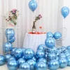 Decoração 25 pçs rosa ouro metal balão feliz aniversário decoração crianças menino menina adultos casamento aniversário noiva para balão