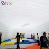 Großhandel Free Express 20 m aufblasbarer Riesenpartyzelt in China Oxford Nylon Stoff Big Cube Zelt Zelt Schlössere zum Verkauf Spielzeugsport gemacht