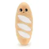 Fyllda plyschdjur 20 cm Real Life Baguette Bread Plush Toy Soft Funny Simulation Food Toy Creative Birthday Present R230810