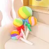 Doldurulmuş Peluş Hayvanlar Lolipop Peluş Oyuncak Yumuşak Doldurulmuş Karikatür Yaratıcı Şeker Kanepe Yastık Çocuk Hediyeleri R230810