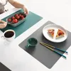Table Runner Children's Mat Simple Solid Color Non-slip Insulation Mats Quality Waterproof Silicone Bowl Coasters Kitchen Supplies
