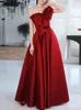 Urban Sexy Dresses Elegant Temperament Prom Vestidos Bow Draped Oneshoulder Strapless Cross Soe Up Graduation Dress Trendy Party Evening 230810