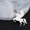 Pendant Necklaces European And American Personality Flying Horse Animal Necklace For Ladies