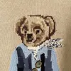 Pull tricoté pour femme américaine – Pull ours américain en coton à la mode pour l'hiver