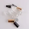 Vide 3 ml 5 ml 10 ml carré Verre transparent Spray en verre Bouteille vide pour le sous-package du parfum