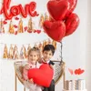 Decorazione pollici di cuore rosso gonfiabile palloncini di lamina di San Valentino decorazioni per matrimoni Anniversario di compleanno Globos Forniture