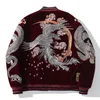 メンズジャケットPFNW秋冬重工業中国スタイルドラゴン刺繍ヴィンテージコートコットンパッド付き12A4356 230810