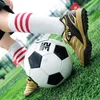 Chaussures habillées Luxury Gold Enfants Chaussures de football Boots de foot