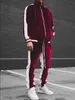 Męskie dresy McSorley drotiuit Gold Velvet Casual Set Spring Autumn Mężczyzna sportowy garnitur 2 -częściowy Hip Hop Streetwear Fashion Sport