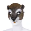 Halloween Pâques Costume fête masque Squirrel Face masques Cosplay Masquerade pour adultes hommes femmes pu masque hna17012