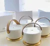 new Designer incense perfume candle perfume 220g lle Blanche Feuilles brand scented bougie parfum candle long lasting smell fragrance incense Sealed Best quality