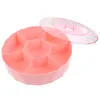 أدوات المائدة مجموعات حلوى صندوق حلوى الفاكهة المجففة علبة خفيفة تقدم غطاء حاوية الجوز البلاستيك