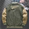 Mens Jackets Suede Baseball Uniform Autumn And Winter American Retro Coat Spring Loose Top Embroidered Jacket Trend 230810