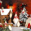 Nyckelringar 30st jul oavslutad trälampa glödlampa med rep med repetrillerade skivor hantverk diy dekoration