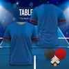 T-shirts ao ar livre Mesa de secagem rápida Roupas de tênis T-shirt Men Shirt com uniformes de badminton secando colarinho redondo colarinho curto 230811