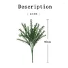 Decorative Flowers Simulated Artificial Plastic Asparagus Rosemary Green Plants Indoor Household Decoration Props